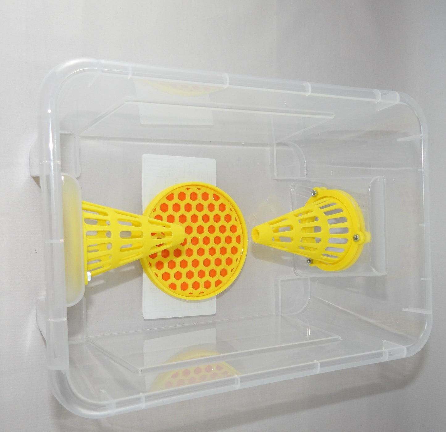 Selectieve lokval : 5 Liter box met 2x 60mm conus, veilige lokpot en trappit.