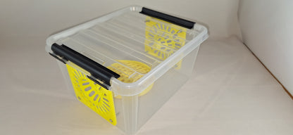 Selectieve lokval : 2 Liter box met 2x 76mm conus, veilige lokpot en trappit.