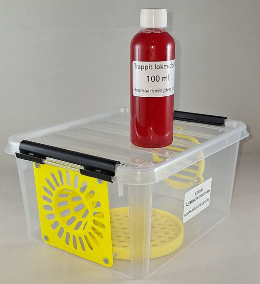 Selectieve lokval : 2 Liter box met 1x 76mm conus, veilige lokpot en trappit.