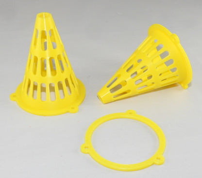 Selectieve lokval : 5 Liter box met 2x 60mm conus, veilige lokpot en trappit.